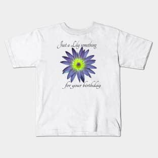 Birthday Card Water Lily Kids T-Shirt